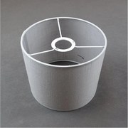 Paralume di ricambio universale ROLS E27 17x20 cm grigio