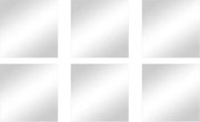 Set di specchi da parete 6 pz 10x10 cm – MSV