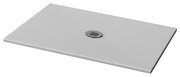 Piatto doccia in ceramica extra slim grigio L 80 x L 70 cm