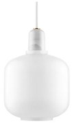 Normann Copenhagen - Amp Lampada a Sospensione Piccolo Bianco/Bianco Normann Copenhagen