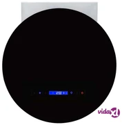 vidaXL Cappa RGB con LED 60 cm in Acciaio Inox e Vetro Temperato