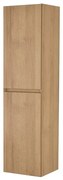 Colonna bagno sospesa 120 cm noce gold con ripiani regolabili Dafne