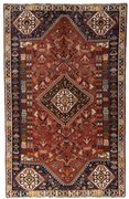 Shiraz Tappeto 170x270 Rosso (Iran) Annodato A Mano