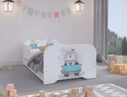 Letto per bambini di qualità con cucciolo di leone 140 x 70 cm