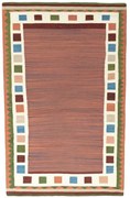 Kilim Tappeto persiano 200 x 130 Rosso (Iran) Tessuto A Mano