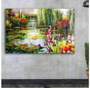 Pittura murale su tela 45x70 cm natura