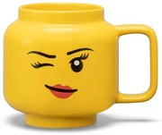 Tazza per bambini in ceramica gialla 530 ml Head - LEGO®