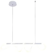 Lampadario LED moderno Teddy bianco, luce naturale 3900 lumen