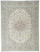Kashan Tappeto 300 x 390 Beige (Iran) Annodato A Mano