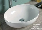 Lavabo Ciotola Parigi Bianco, da Appoggio, 52x39.5x13 cm