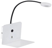 Lampada da parete con porta USB Malvo - SULION