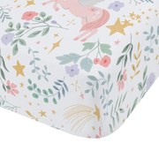 Lenzuolo con angoli per bambini per letto singolo 90x190 cm Fairytale Unicorn – Catherine Lansfield