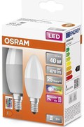 SET 2x Lampadina LED RGBW dimmerabile B38 E14/4,9W/230V 2700K + +TC - Osram