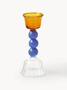 Portacandela in vetro borosilicato Perle