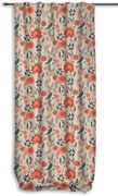 Tenda Rami 40 rosso, passanti nascosti 140x300 cm