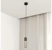 Lampadario a sospensione con filo MELODY 1xE27/15W/230V nero