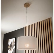 Lampadario a cavo ANTONIO 1xE27/60W/230V rovere