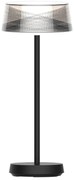 Lampada da tavolo LED dimmerabile CASABLANCA LED/3,4W/5V USB 3600 mAh IP44 nero