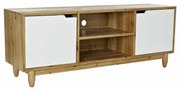 Mobile TV DKD Home Decor Marrone 140 x 38 x 53 cm Abete Bianco