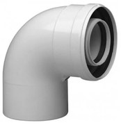 Curva coassiale 90° di partenza ø 60/100 Baxi spa