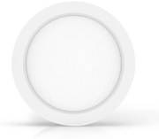 Plafoniera Led slim 18W Bianca Rotonda Bianco caldo 3000K Aigostar