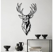 Decorazione da muro 42x70 cm cervo metallo