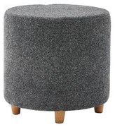 Pouf KIMA Ø 40 cm antracite