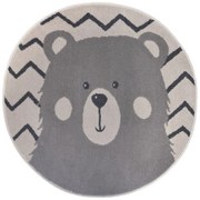 Tappeto grigio per bambini ø 100 cm Bear - Hanse Home