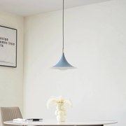Lampada a sospensione Lindby Jarl, blu, metallo, Ø 35 cm, G9