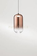 Solo vetro borosilicato rame specchiato sfumato hunter d.10cm h.20cm