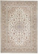 Kashan Tappeto persiano 340 x 240 Beige (Iran) Annodato A Mano