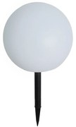 Lampada da esterno bianca 30 cm con LED integrato IP44 solare RGBW - Ludger