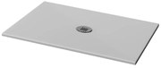 Piatto doccia in ceramica extra slim grigio L 200 x L 80 cm