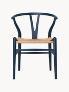Sedia in legno con seduta intrecciata CH24 Wishbone Chair