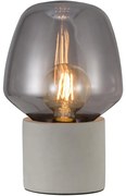 Nordlux - Lampada da tavolo CHRISTINA 1xE27/25W/230V calcestruzzo/nero