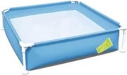 Piscina frame quadrata con telaio portante cm.122x122x30,5h. +2 anni - cm.122x122x30,5 peso kg.4,2 - (art.56217) Bestway