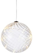 Decorazione luminosa a LED Sfera, Ø 13 cm Wave - Sirius