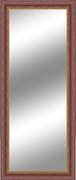 Specchio rettangolare in legno noce scuro 62 x 162 cm