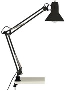 Brilliant - Lampada da tavolo con clip HOBBY 1xE27/40W/230V nera