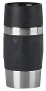 Tefal - Tazza termica 300 ml COMPACT MUG acciaio inossidabile/nero
