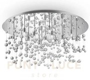 Lampada da soffitto neve pl15 cromo