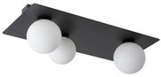 Plafoniera ARGON 3xG9/12W/230V nera