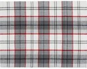 Tovaglietta cotone 33x45cm tartan grigia