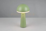 Fungo lampada da tavolo ricaricabile pistacchio regolazione intesit...