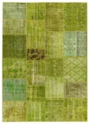 Tappeto Anatolian pastel mosaico in lana verde, L 240 x L 170 cm