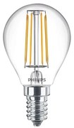 Lampadina LED a filamento Philips E14/4,3W/230V 4000K