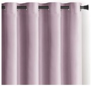 Tenda parzialmente oscurante rosa chiaro in velluto 140x245 cm Eyelets – Restilo