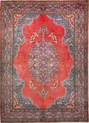 Sarouk Tappeto persiano 230x310 Rosso (Iran) Annodato A Mano