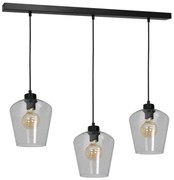 Lampadario su filo SANTIAGO 3xE27/60W/230V limpido