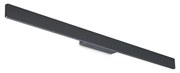 Applique Da Parete Contemporaneo Linea Alluminio Nero Led 20W 3000K Ip54